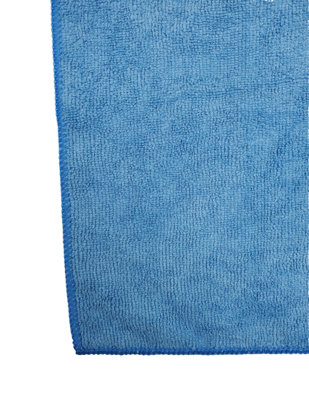 Microfiber Cleaning Cloths, Towels for Automobiles, Windows, Mirrors, Laptop Computer Screen, Apple & Android Products. (6 Pack) 16'' x 16'' by American Towels & Linens (Blue)