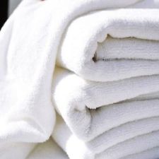 Luxury Cotton Hotel & Spa Hand Towel 16"x30" Set of 6 100% Ring Spun - Organic Eco-Friendly (Hand Towels, White)