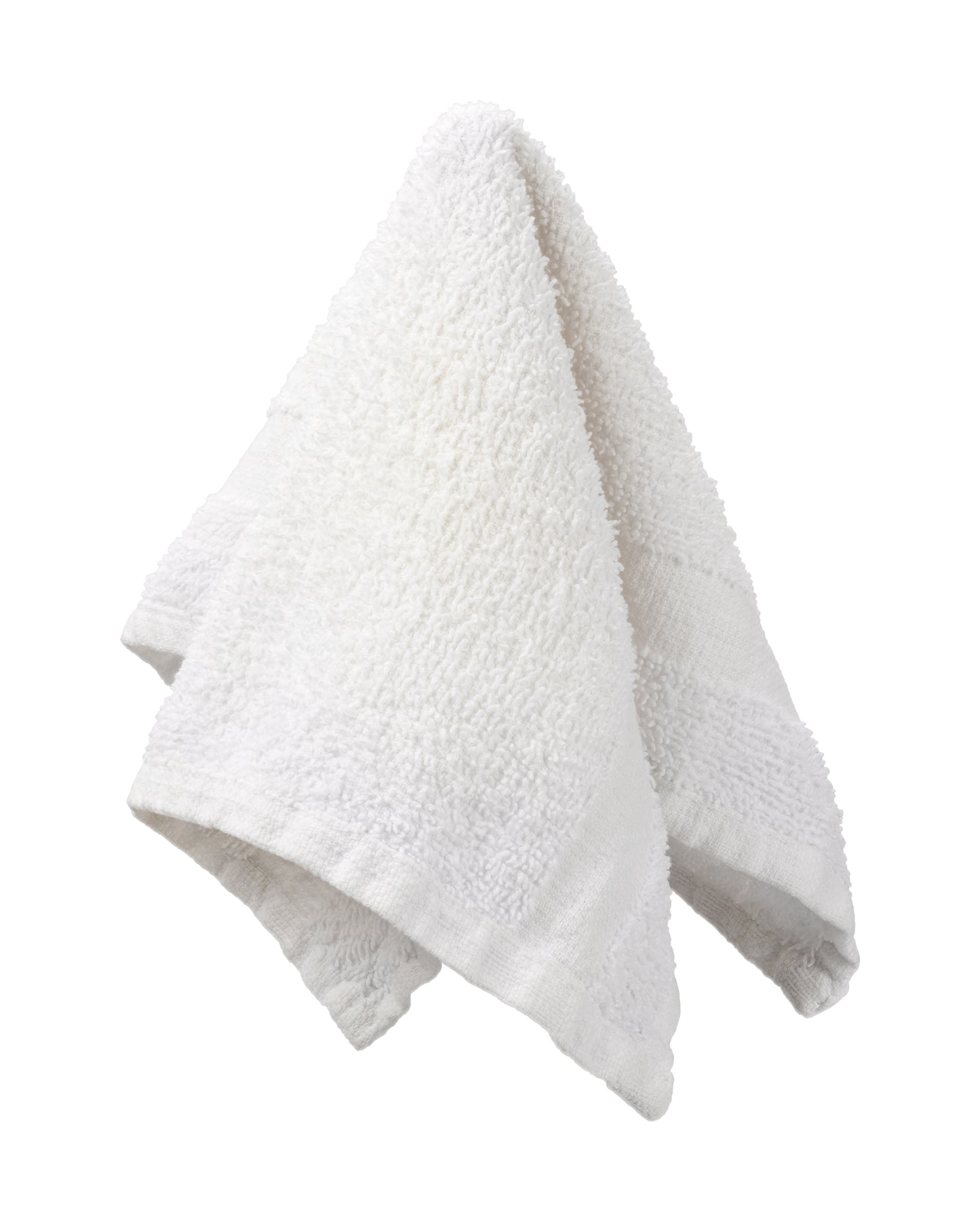 Washcloths 24 Pack 100% Cotton 12 x 12 Inches (White) Durable, Lightweight, Bath Rags, Wash Rag, Commercial Grade and Ultra Absorbent Cleaning Towels